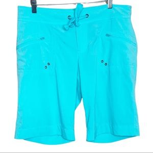 Athleta Trek Blaze Aqua Board Water Shorts Size 8